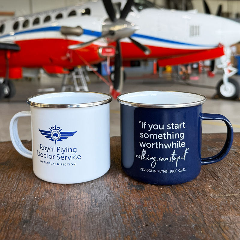 Large Enamel Cups Large Enamel Cups