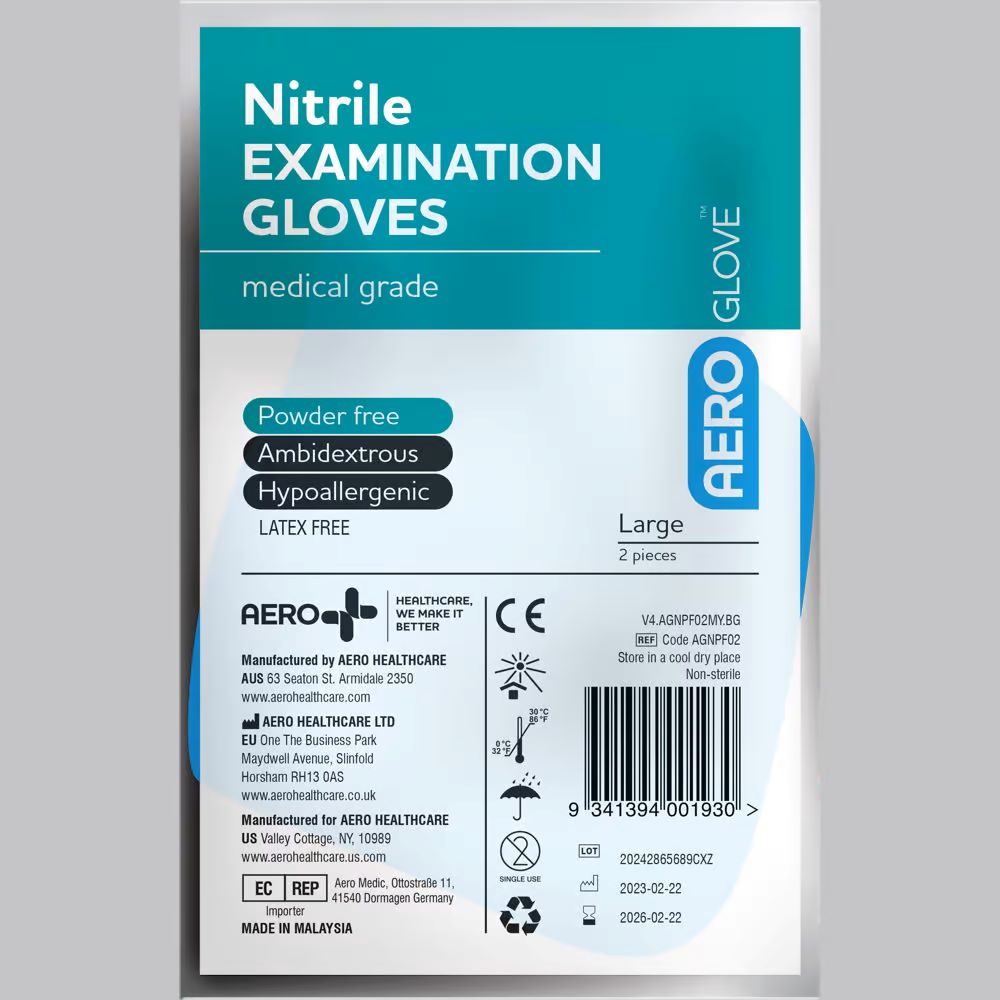 AEROGLOVE Nitrile Disposable Gloves AEROGLOVE Nitrile Disposable Gloves
