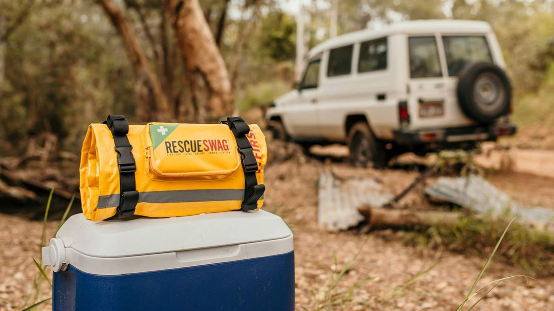 The first aid kit for your road trip, camping or caravan holiday: Adventurer Rescue Swag