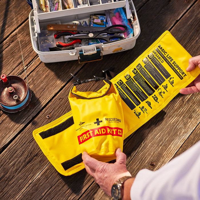 First aid kit for fishing
